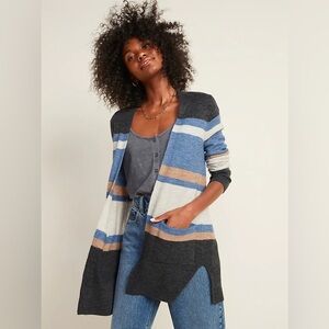 NWT Old Navy Cozy Long-Line Open-Front Sweater